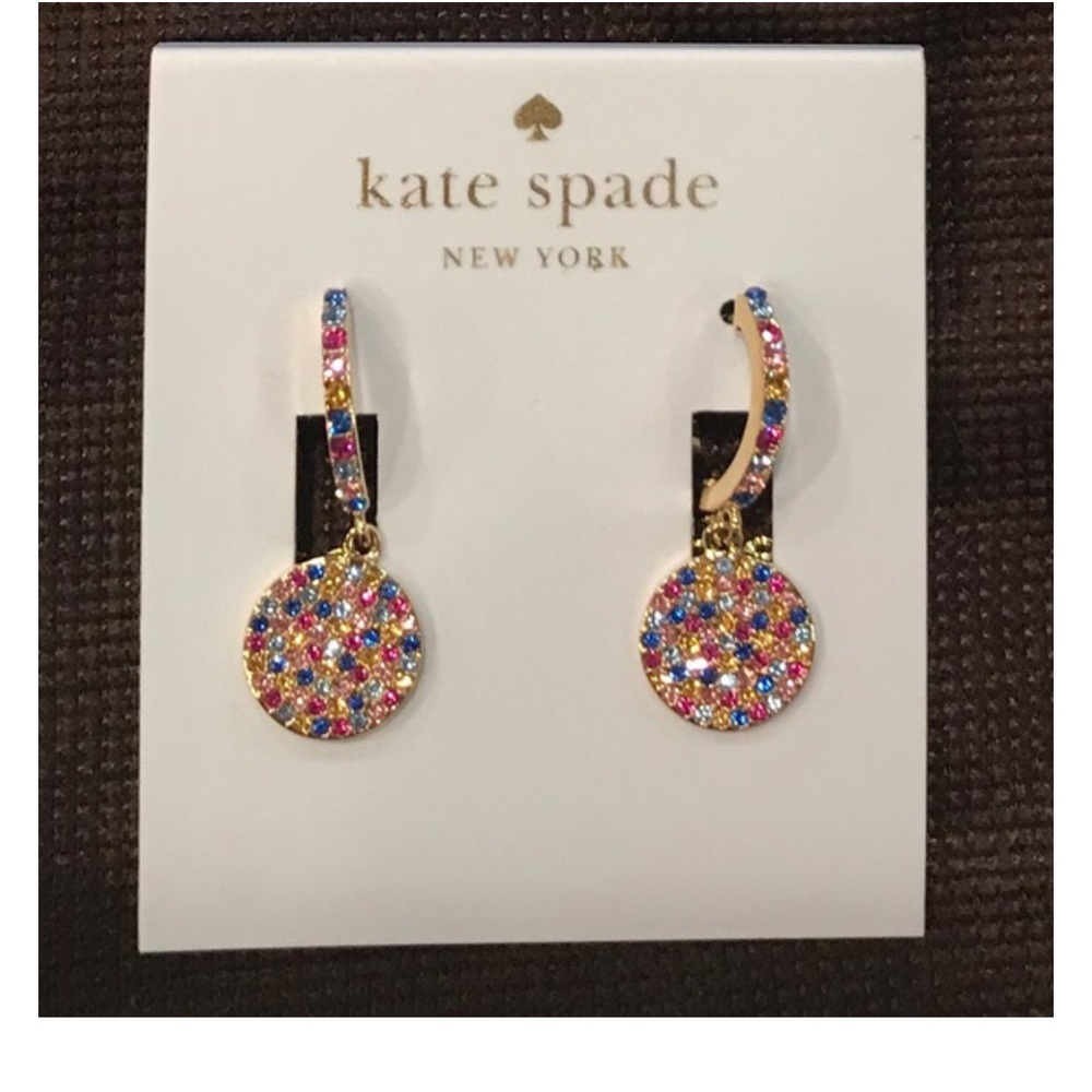 Kate spade shine on pave drop earrings 💎